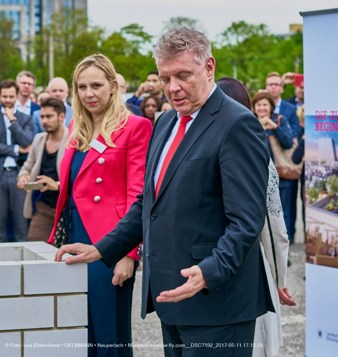 11. Mai 2017 - Grundsteinlegung für die LOGE und dem Kulturquadrat in Neuperlach